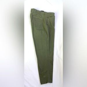 Elastic band waist pants (Green)